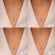 Round Moissanite Necklace