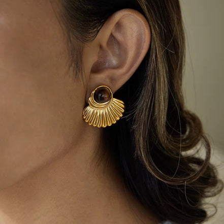 Amber Earrings