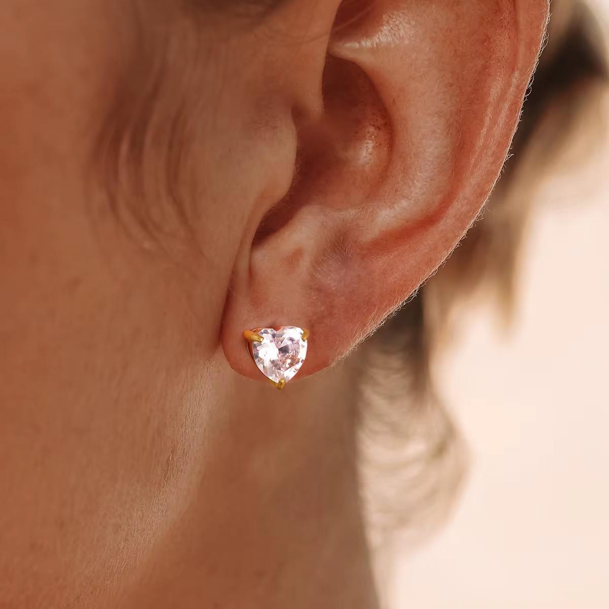Heart shape Studs