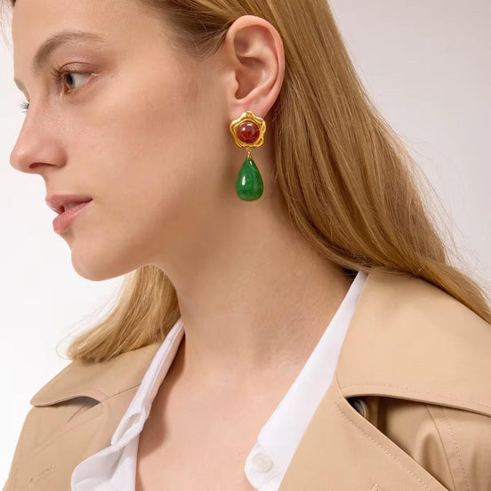 Emerald Earrings