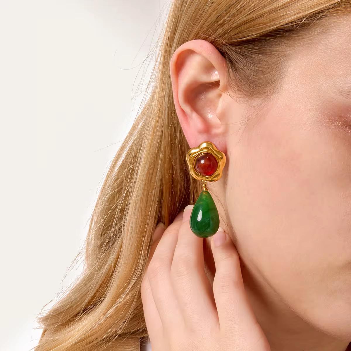 Emerald Earrings