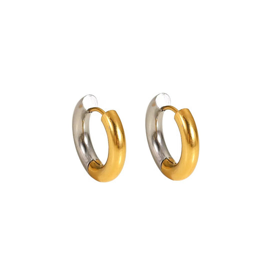 Mini hoops doble tono