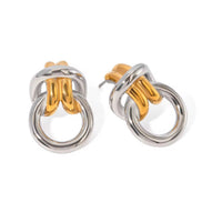 Aretes Silver and Gold