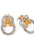 Aretes Silver and Gold