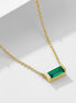 Solitario Zirconia Emerald