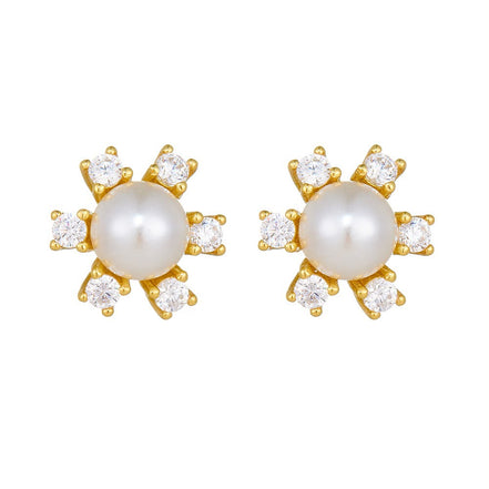 Aretes Flor de Perla